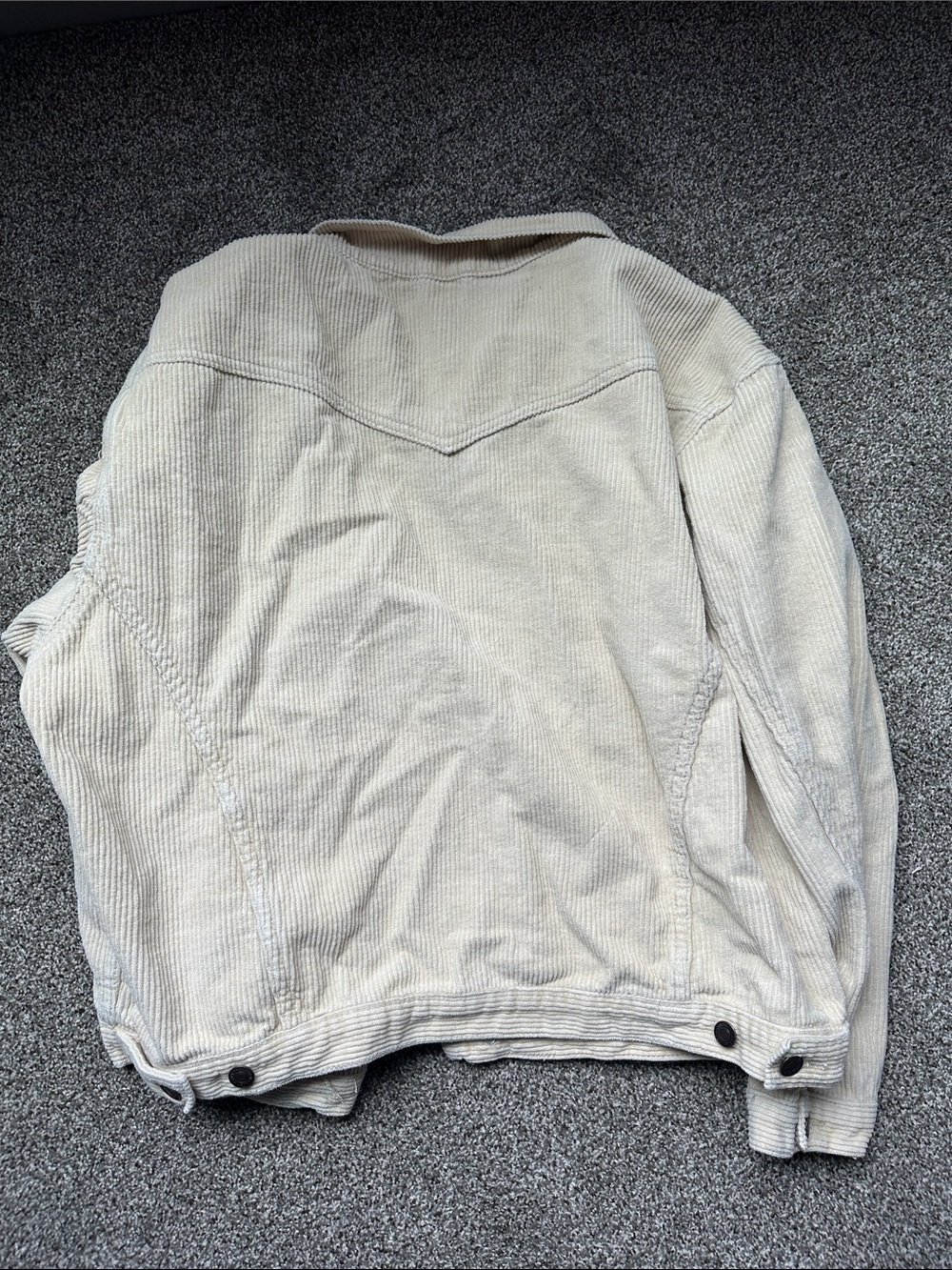Princess Polly Beige Corduroy Shacket Jacket - Picture 6 of 6